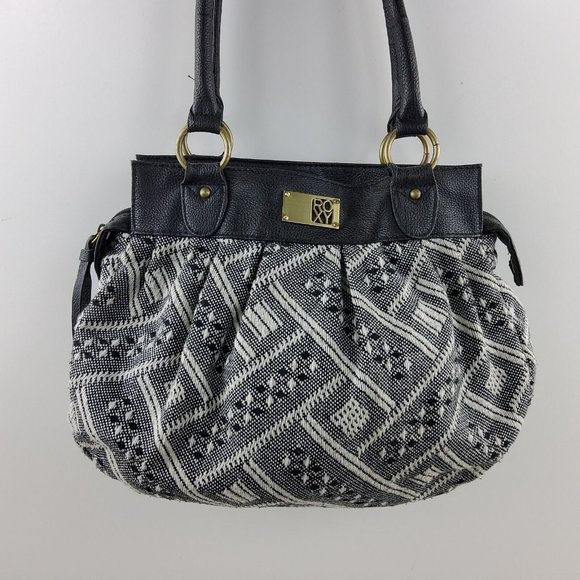 Roxy Women's Woven Boho Shoulder Handbag Purse - Picture 2 of 10